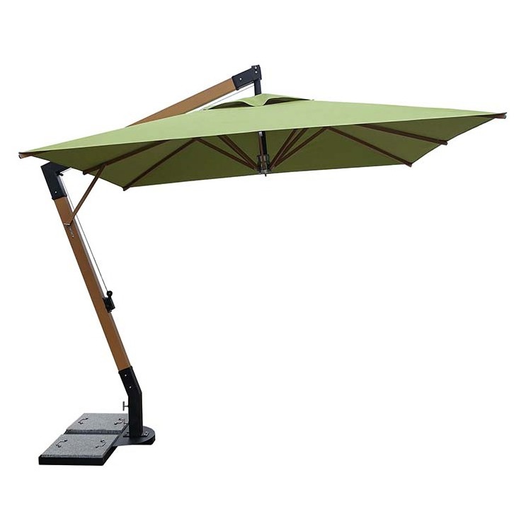 heavy duty extra large outdoor cafe bar restaurant windproof folding sun umbrella