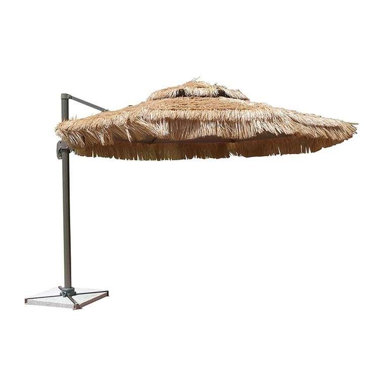 custom china japan metal frame outdoor beach chair thatch parasol sun umbrella