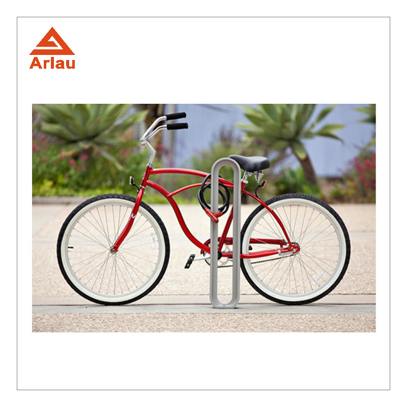 outdoor free standing bicycle rack metal road stationary floor bike storage stand