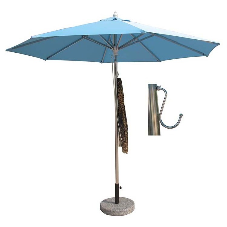 china garden outdoor commercial large table chair solar umbrella manufacturers