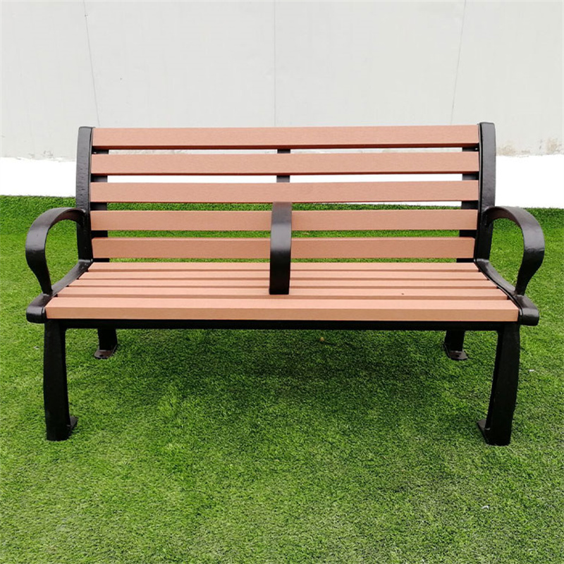 outdoor furniture wpc wooden bench outside park wood plastic composite bench seating out door garden patio 2 seater chair bench