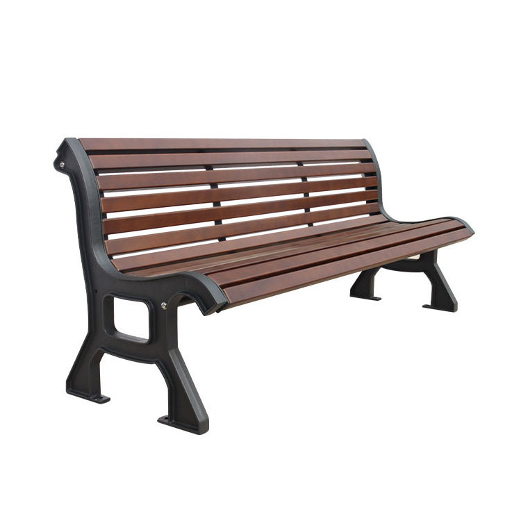 outdoor patio wooden slats for cast iron bench garden long modern wood public park bench seat with back