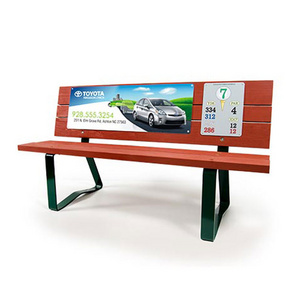 hot sale outside city park garden natural wood antique outdoor patio traditional seating advertising  bench