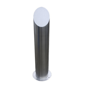 outdoor removable pipe bollard roadside metal security bollard outside street roadway sidewalk steel traffic barrier