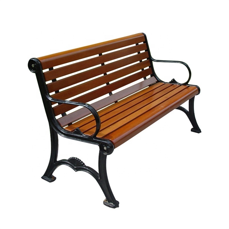 outdoor furniture 183cm wooden bench public park rustic wood plastic composite bench seating outside garden patio seat bench