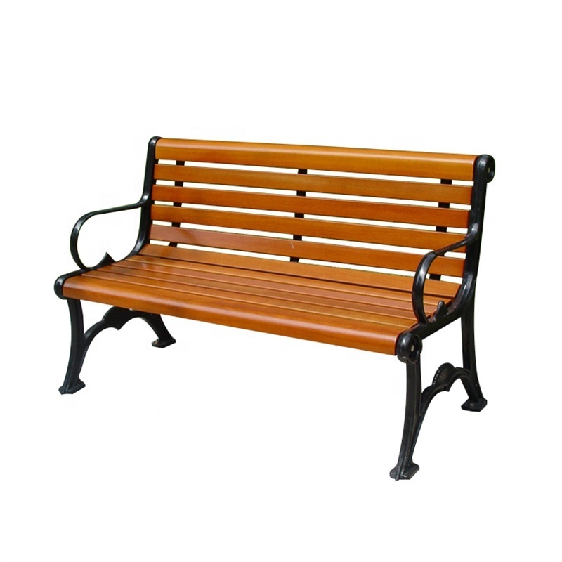 outdoor furniture 183cm wooden bench public park rustic wood plastic composite bench seating outside garden patio seat bench