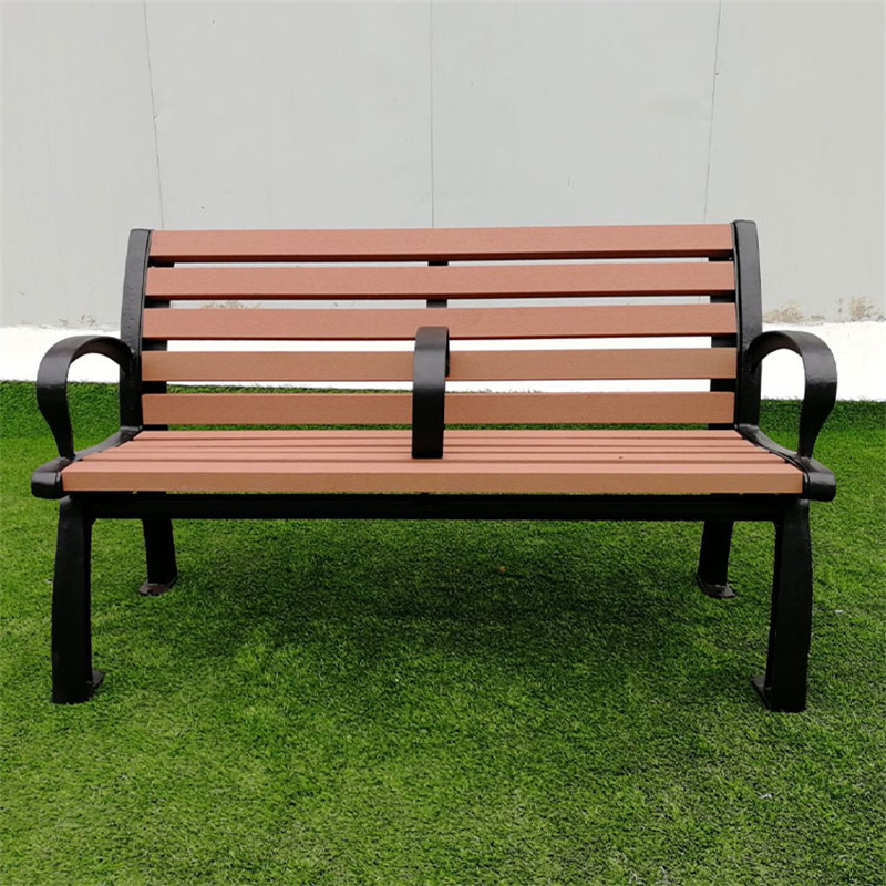 outdoor furniture wpc wooden bench outside park wood plastic composite bench seating out door garden patio 2 seater chair bench