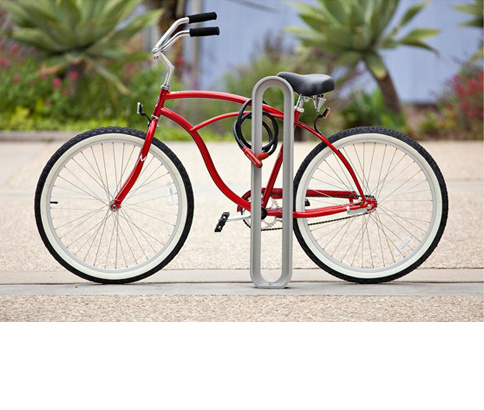 outdoor free standing bicycle rack metal road stationary floor bike storage stand