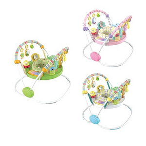 Education Multifunction Zoo Animal Music Walker Toy Picture Frame Battery Style Butterfly Bouncer Baby Jumping Chair