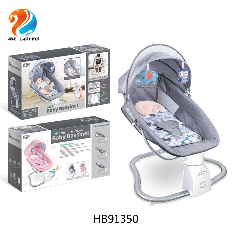 New Style Electric Baby Swing 3 in 1 Remote Control Baby Bouncer Seat Adjusted Speed Electric Rocking Chair