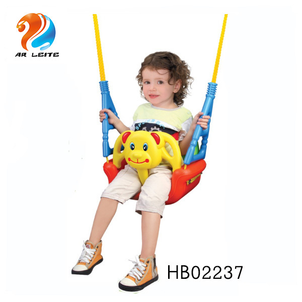 Plastic Garden Baby Swing For Kids Real Action Swing Set