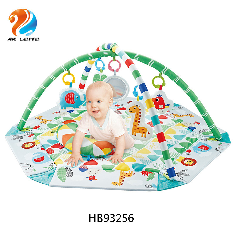 New 5 in 1 Baby Gym Mat Game Blanket Soft Crawling Play Gym Mat Activity Center Ball Pit With 30 Pcs Ball