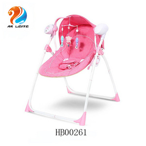 Multi-function electric baby swing chair rocking cradle with remote control baby crib kids swing bouncer with mosquito net