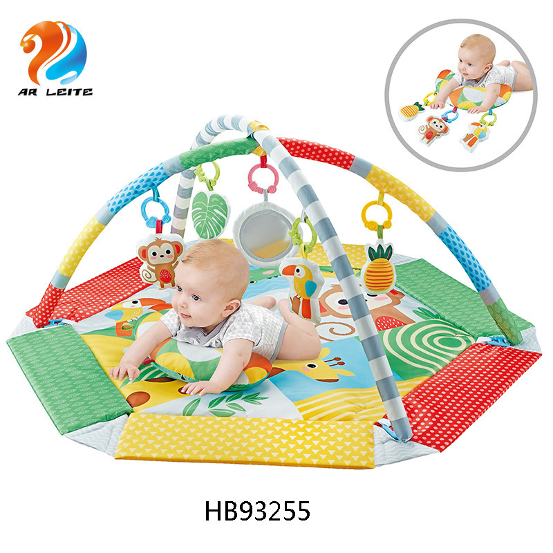 New 5 in 1 Baby Gym Mat Game Blanket Soft Crawling Play Gym Mat Activity Center Ball Pit With 30 Pcs Ball