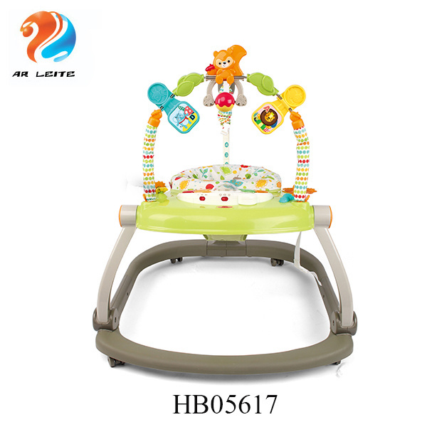 New Multi Function High Quality Musical Jumping Chair Skip Bodybuilding Plastic Jump Baby Walker With Music and toys