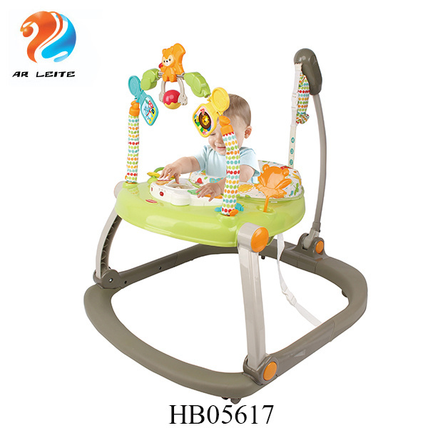 New Multi Function High Quality Musical Jumping Chair Skip Bodybuilding Plastic Jump Baby Walker With Music and toys