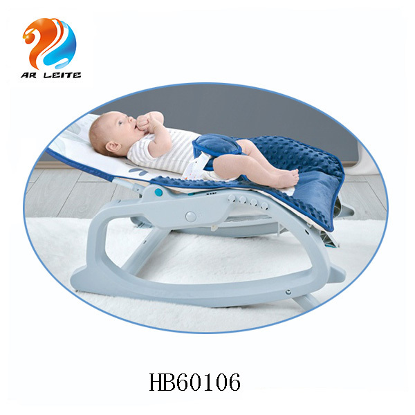 NEW Super Soft Fabric Baby electric cradle swing 2 in 1 dining table Newborn Rocking Chair With Music