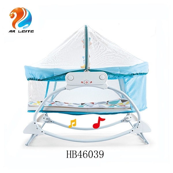 New items Multifunction Portable Electric Baby Cradle Swing Bed Crib Bassinet Outdoor with Musical and  Vibration Mosquito Net