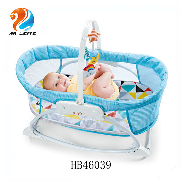 New items Multifunction Portable Electric Baby Cradle Swing Bed Crib Bassinet Outdoor with Musical and  Vibration Mosquito Net