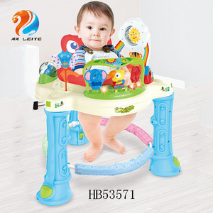 High Quality Mode Adjustable Multi-functional Baby Jumper Activity Jumping Chair Plastic Baby Walkers with Music Toys and Light