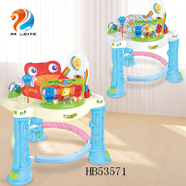 High Quality Mode Adjustable Multi-functional Baby Jumper Activity Jumping Chair Plastic Baby Walkers with Music Toys and Light