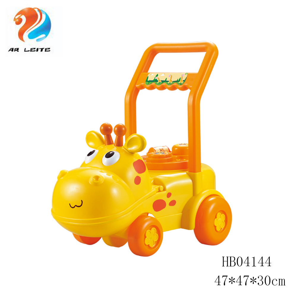 Manufacturers Wholesale Children's Hand Push Car Music Learning Education Toddler Ride In The Car