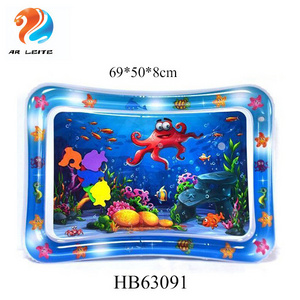 Wholesale Cheap Price PVC Inflatable Sleeping Blanket Children Summer Cool Playing Mat Reusable Baby Water Play Mat For Fun