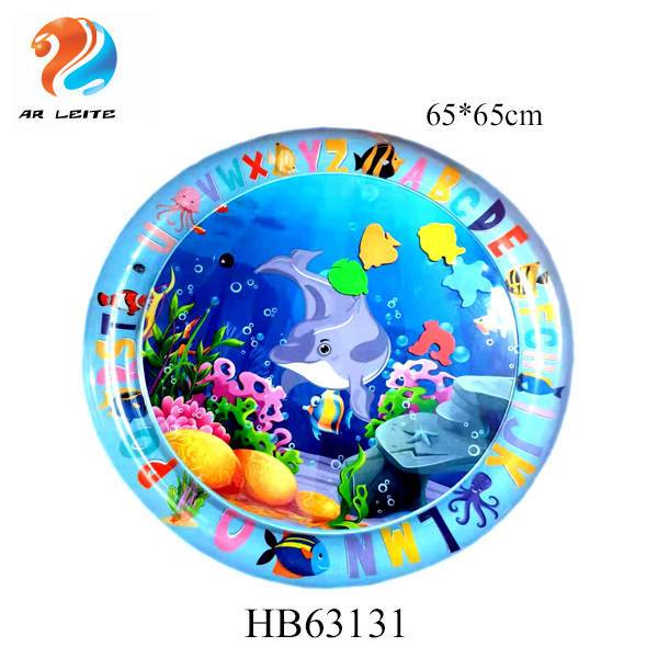 Wholesale High Quality Children Summer Cool Playing Mat PVC Inflatable Sleeping Blanket Reusable Baby Water Play Mat For Fun