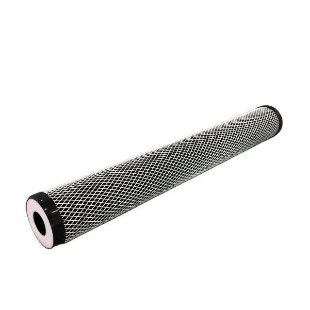 Carbon fiber 10 micron filter cartridge for cartridge filter housing