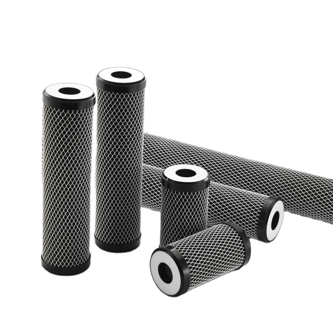 Carbon fiber 10 micron filter cartridge for cartridge filter housing