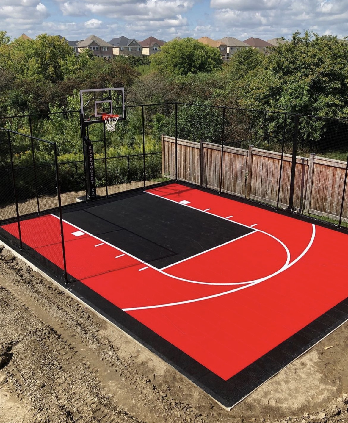 outdoor roller skate sport court floor tile interlocking plastic pickleball tennis court flooring