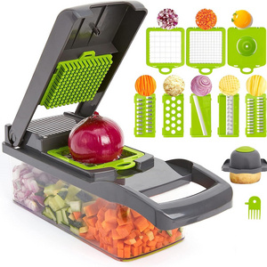 Mini vegetable Cutter Hand Vegetable Slicer And Chopper Durable 12 In 1 Multifunctional Manual Vegetable Chopper Food Chopper