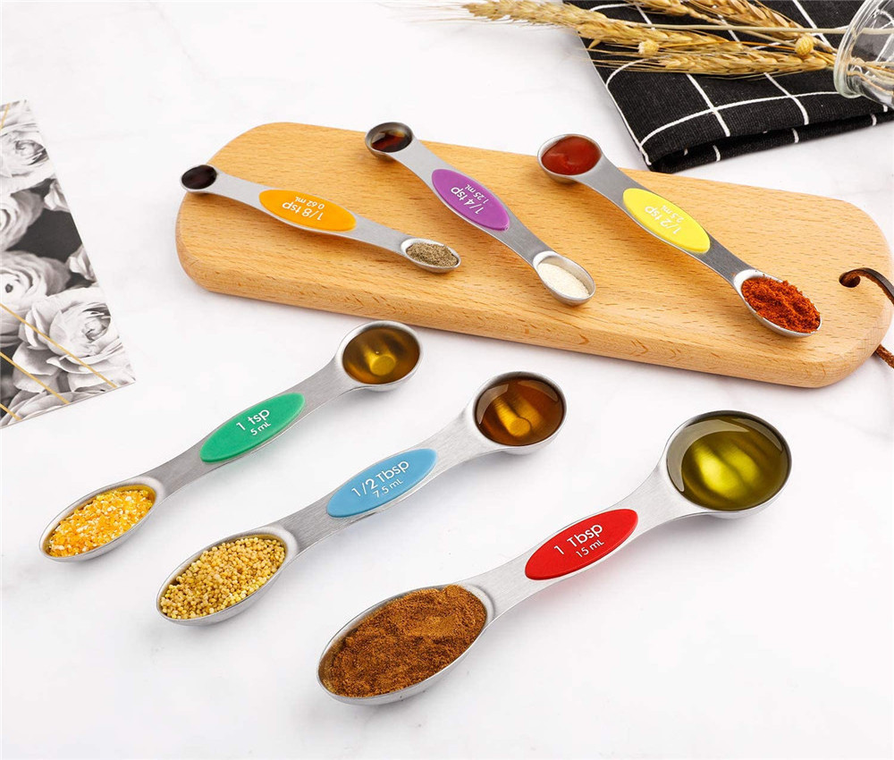 Hot Sale Stainless Steel Measuring Spoons Set  Teaspoon Coffee Measuring Spoon Stainless Steel Measuring Cups and Spoons Sets