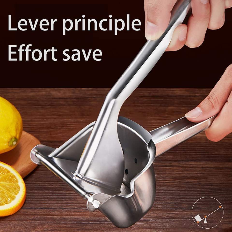 Premium Small Manual Portable Big Mouth Citrus Juicers Multi Functional Stainless Steel Handheld Orange Extractor Citrus Juicer