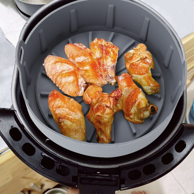 Heat Resistant Silicone Air Fryer Pot,Replacement Air Fryer Liner,Kitchen Oven Accessories