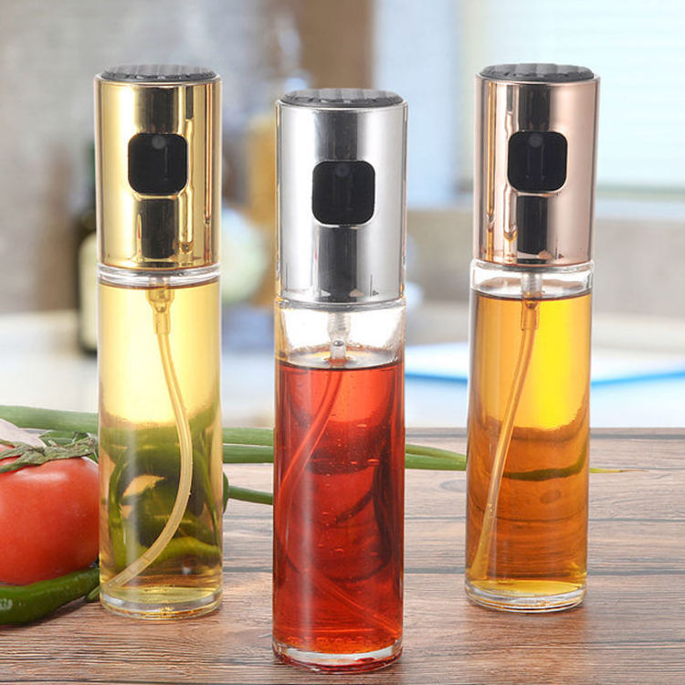 Hot Sales New 100ML Kitchen Spray Oil Bottle Portable Olive Oil Dispenser Spray Bottle Cooking Oil Container Bottles With Spray