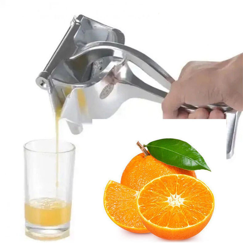 Premium Small Manual Portable Big Mouth Citrus Juicers Multi Functional Stainless Steel Handheld Orange Extractor Citrus Juicer