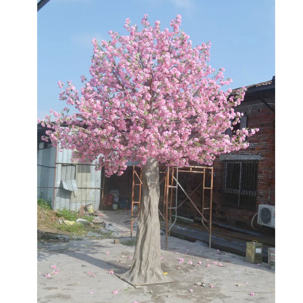 Artificial White Cherry Blossom Tree Artificial Wedding Decoration Centerpiece Outdoor Lighted Large Fake Cherry Blossom Trees