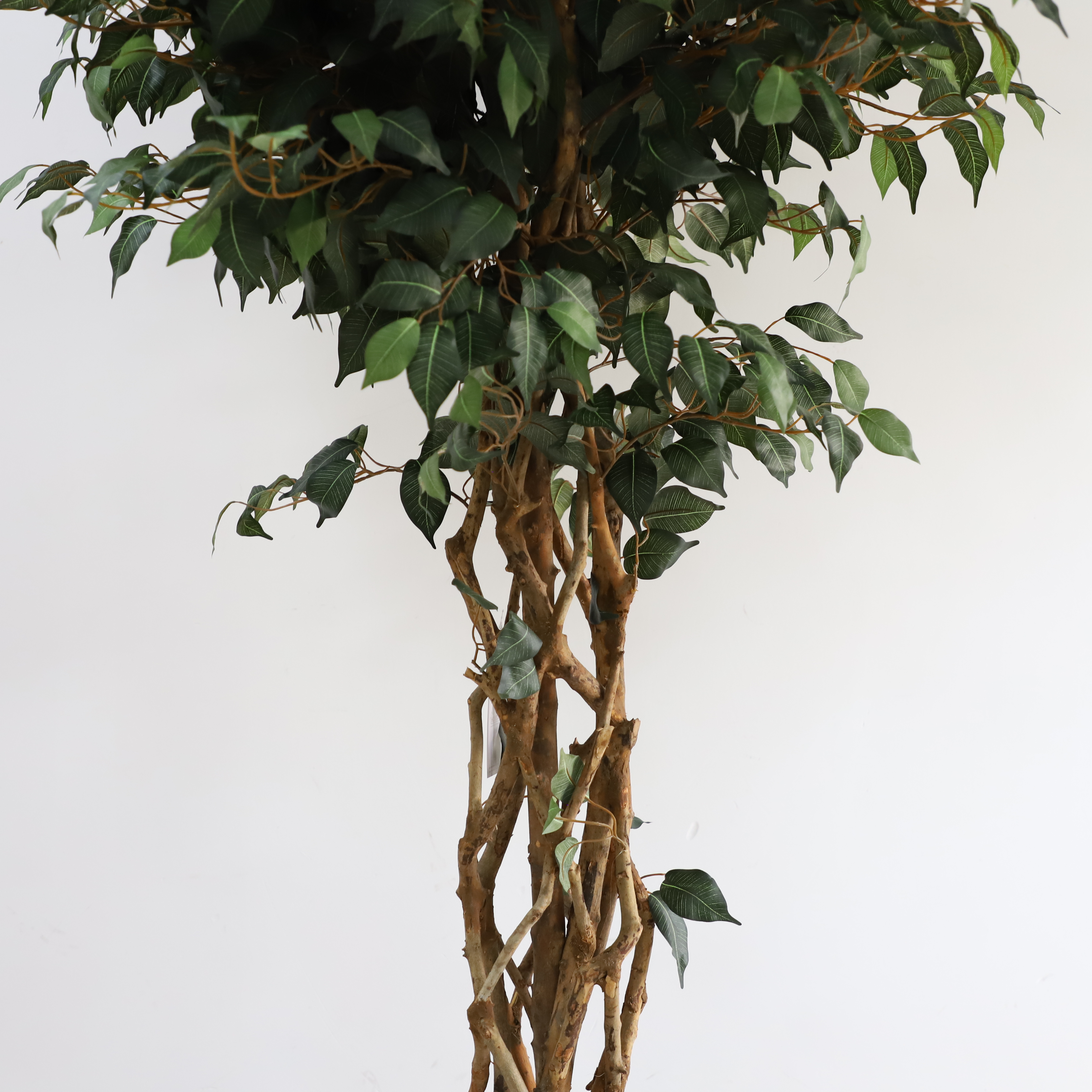 Home Artificial Bonsai Trees Fake Outdoor Leaf Plastic Decorative Plants Artificial Banyan Tree