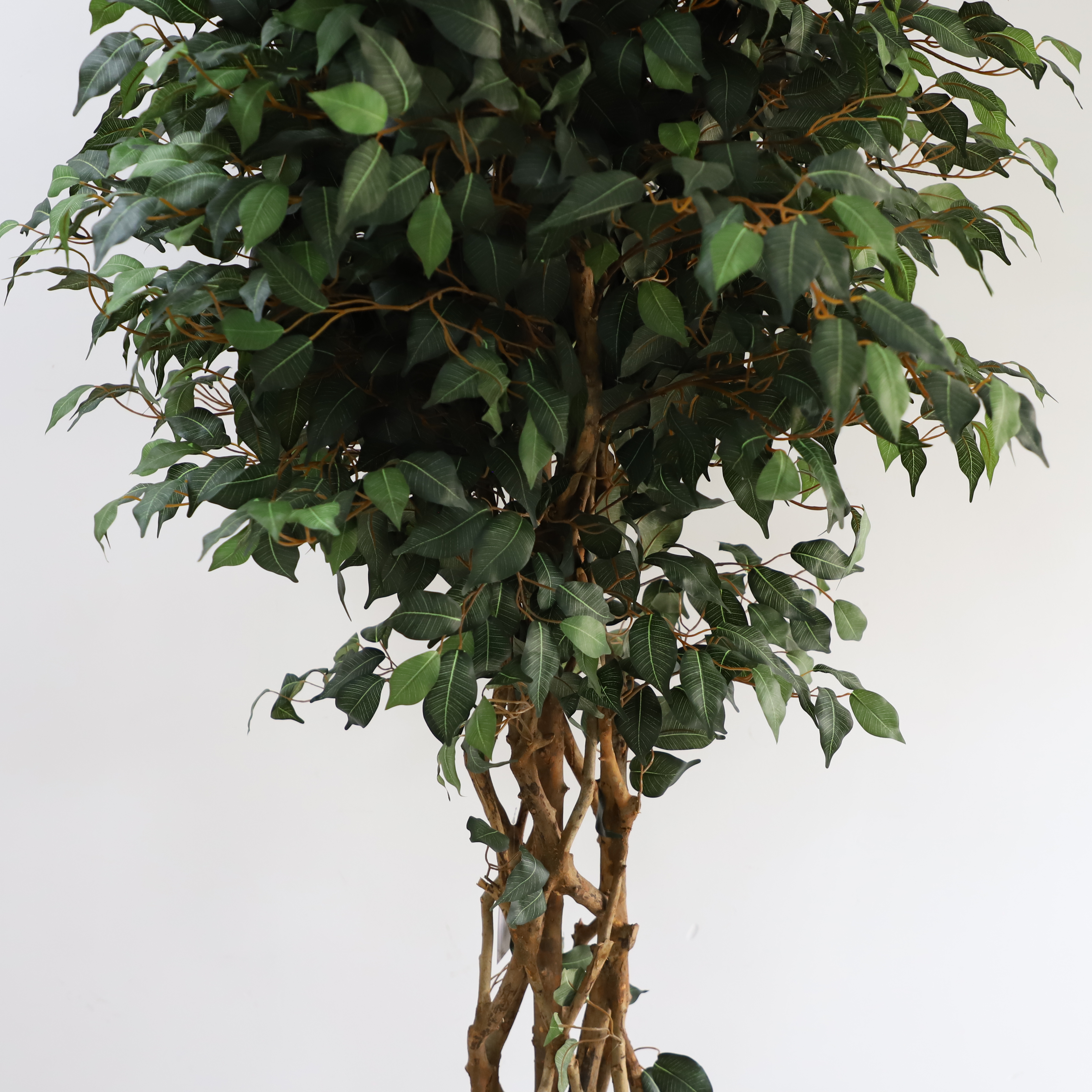 Home Artificial Bonsai Trees Fake Outdoor Leaf Plastic Decorative Plants Artificial Banyan Tree