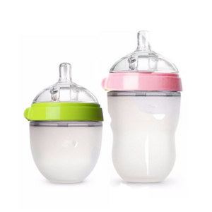 Hot Selling Baby Milk Bottle New Design Baby Feeding Bottle Food Grade Silicone Baby Bottles For Newborn