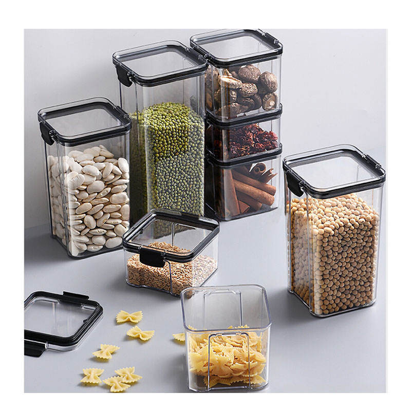 Containers Set for Kitchenbga Chipset Plastic Food Stpvcge Container Set Safe Kitchen Organizer Airtight Food Swooden Opp Bag