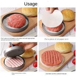 Top Sales Portable Mini Hamburger Meat Press Hamburger Patty Making Machine Manual Kitchen Hamburger Patty Maker For Making