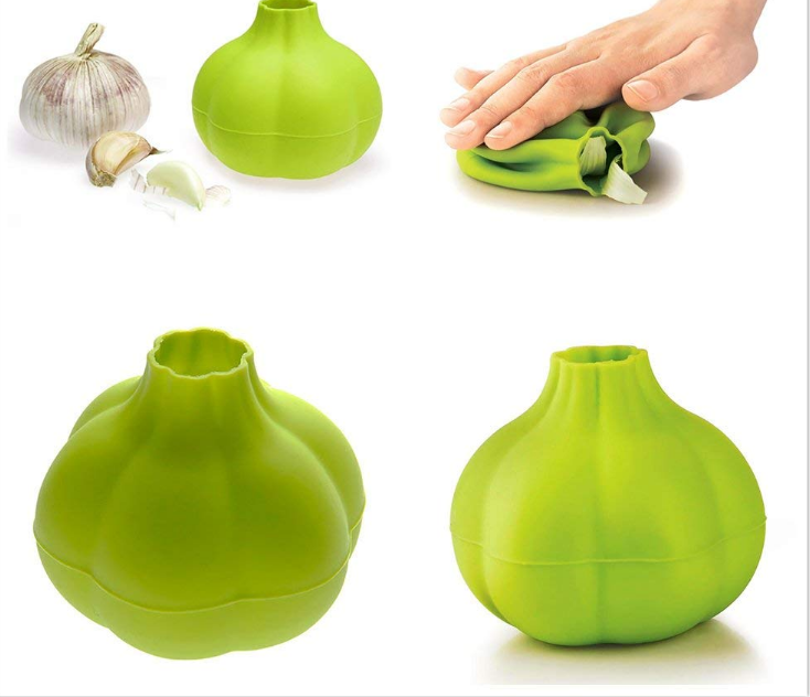 Durable Round Silicone Garlic Peeler  Food Grade Garlic Peeler For Home Kitchen Accessories Garlic Shape Peeler