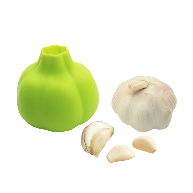 Durable Round Silicone Garlic Peeler  Food Grade Garlic Peeler For Home Kitchen Accessories Garlic Shape Peeler