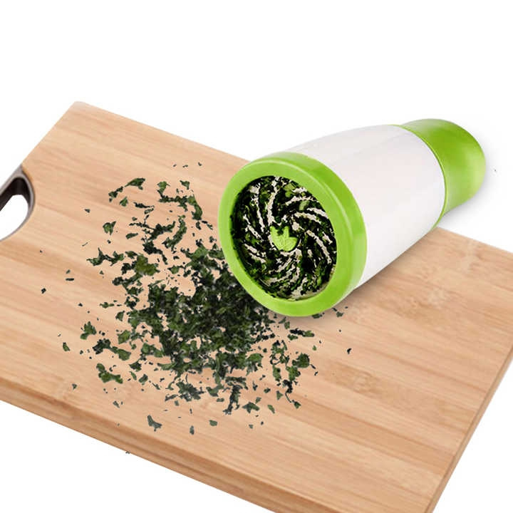 Portable Vegetable Herb Spice Grinder Parsley Shredder Chopper Fruit Vegetable Cutter Kitchen Tools