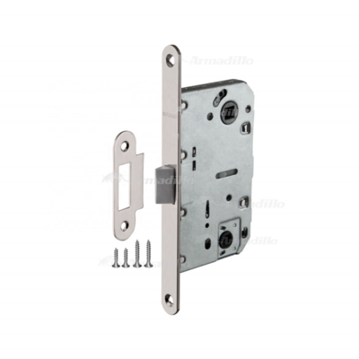 Interior Door Satin Nickel Plastic Bathroom Latch Lock