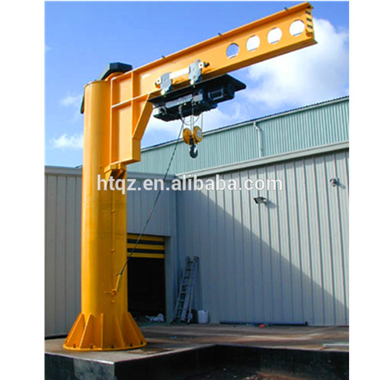 1 ton 2 ton 3 ton 5 ton 360 degree rotating pillar mounted jib crane with chain hoist