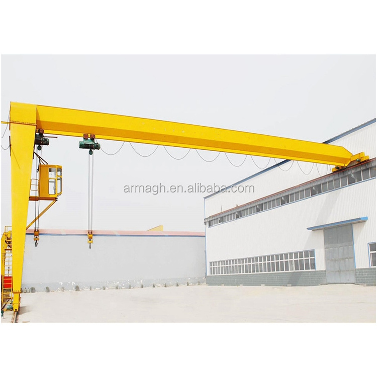 Gantry Crane With Magnet Or Electromagnetic Plate Rtg Type 40 Feet Rubber Tire Container Gantry Cranes