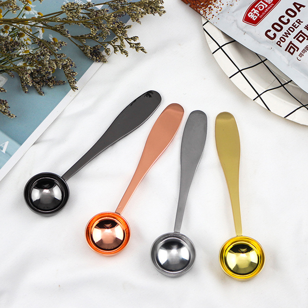 Ready to ship Food grade stainless steel bulk mini metal spoons 5ml matcha tea spoon